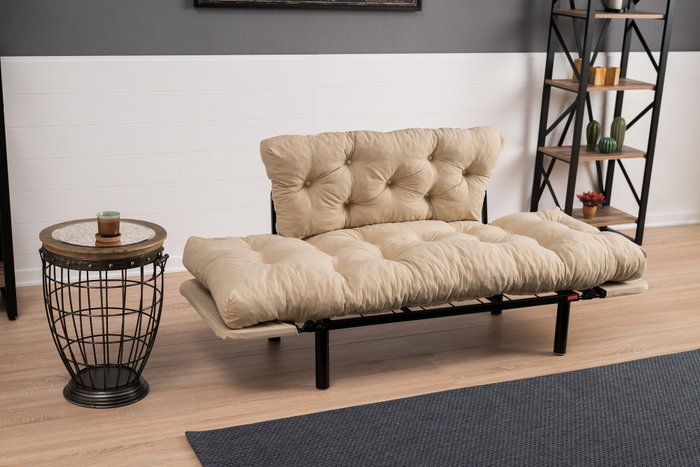 Atelier Del Sofa Nitta - Sofá-Cama de 2 Plazas en Crema Atelier Del Sofa Nitta - Sofá-Cama de 2 Plazas en Crema